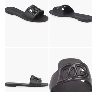 Black Dolce & Cabbana Slides